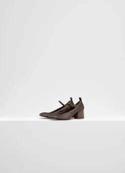 Best Sale BALLERINES À TALON CARRÉ DE 55MM Femme Chaussures