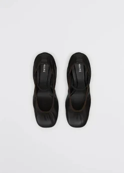 Best Sale BALLERINES À TALON CARRÉ DE 55MM Femme Chaussures