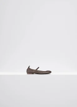 New BALLERINES À TALON CARRÉ PLAT Femme Chaussures