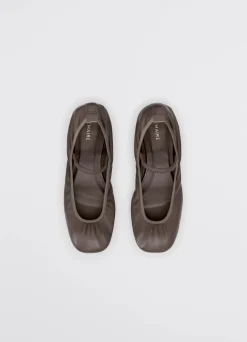 New BALLERINES À TALON CARRÉ PLAT Femme Chaussures