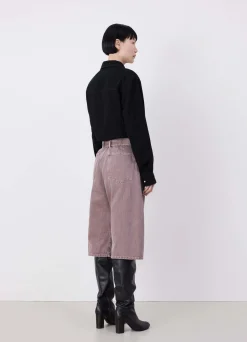 Best BERMUDA TWISTED CEINTURÉ Femme Denim|Pantalons