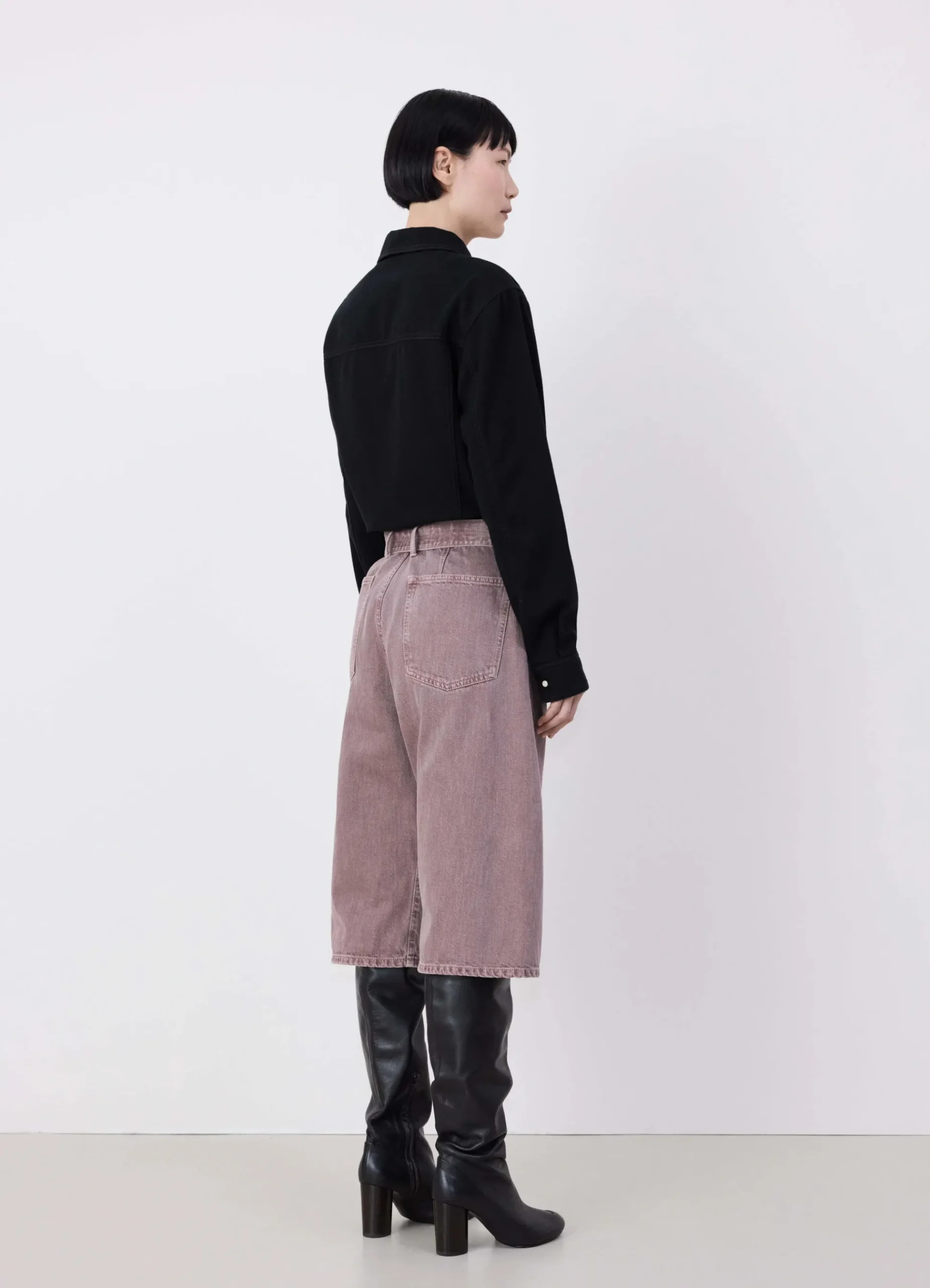 Best BERMUDA TWISTED CEINTURÉ Femme Denim|Pantalons