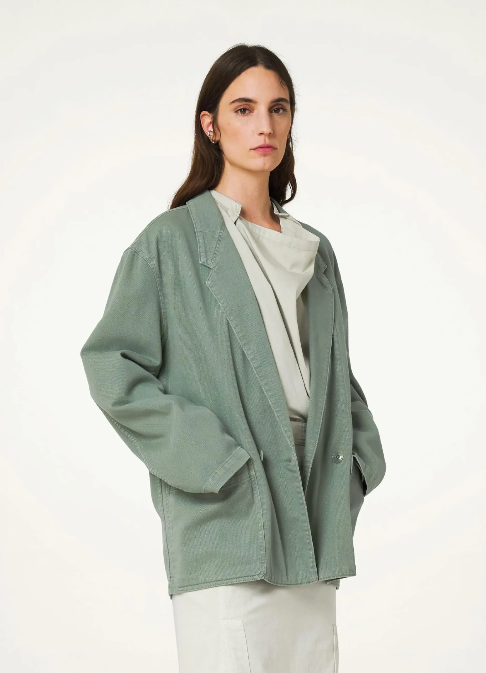 Hot BLAZER WORKWEAR Femme Denim|Vestes & Outerwear