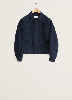 Online BLOUSON À QUATRE POCHES Femme Denim|Vestes & Outerwear