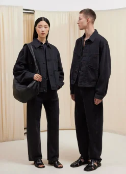 Discount BLOUSON À QUATRE POCHES Femme Denim|Vestes & Outerwear