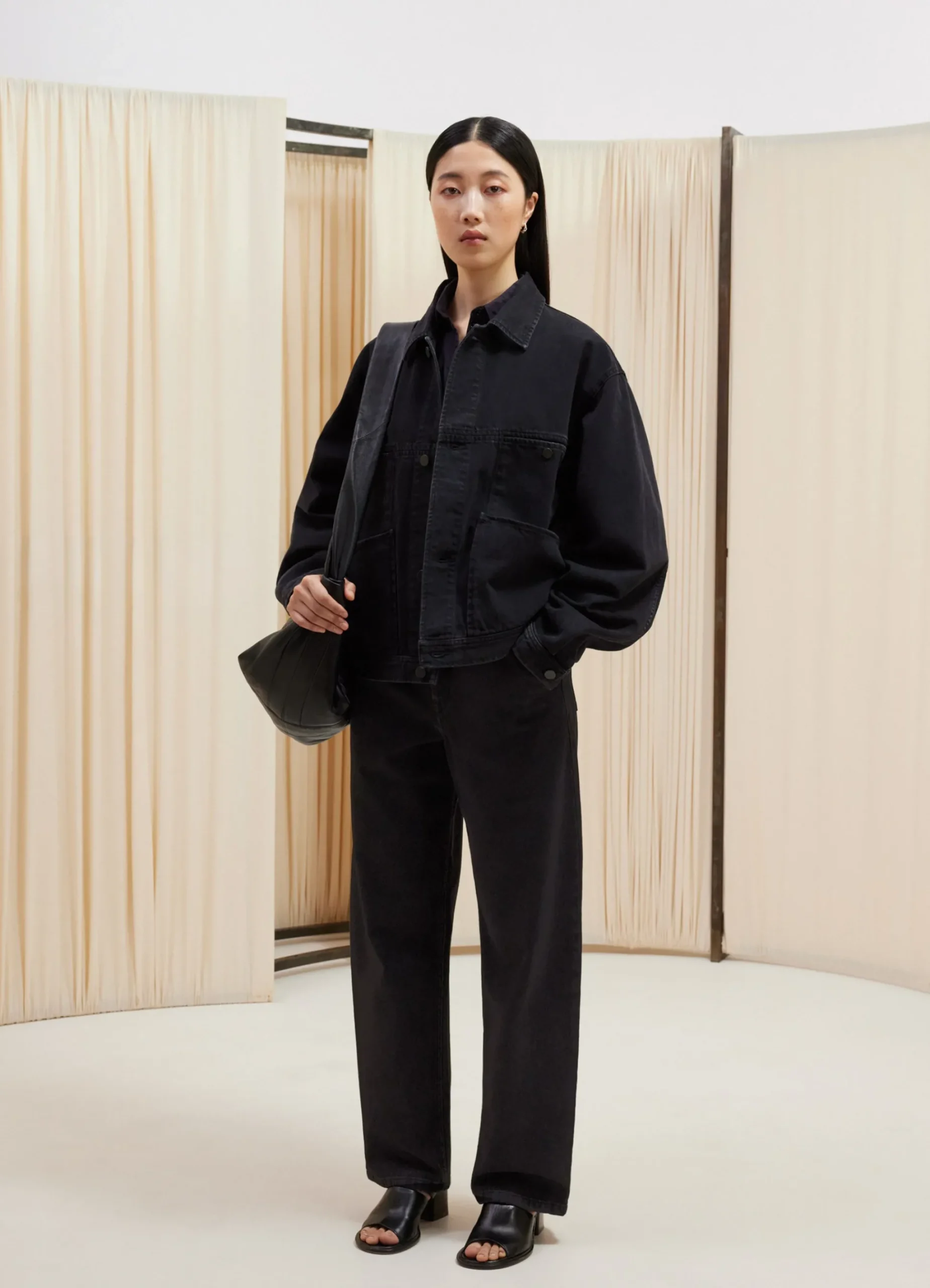 Discount BLOUSON À QUATRE POCHES Femme Denim|Vestes & Outerwear