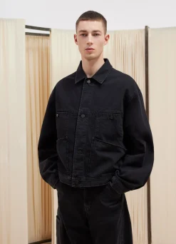 Discount BLOUSON À QUATRE POCHES Femme Denim|Vestes & Outerwear