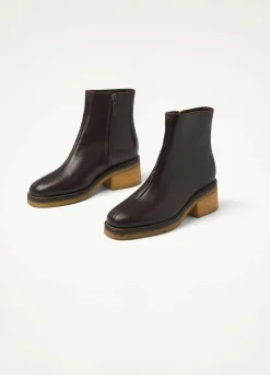 New BOTTINES PASSEPOILÉS COUPÉES À LA CHEVILLE Femme Chaussures