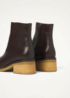 New BOTTINES PASSEPOILÉS COUPÉES À LA CHEVILLE Femme Chaussures