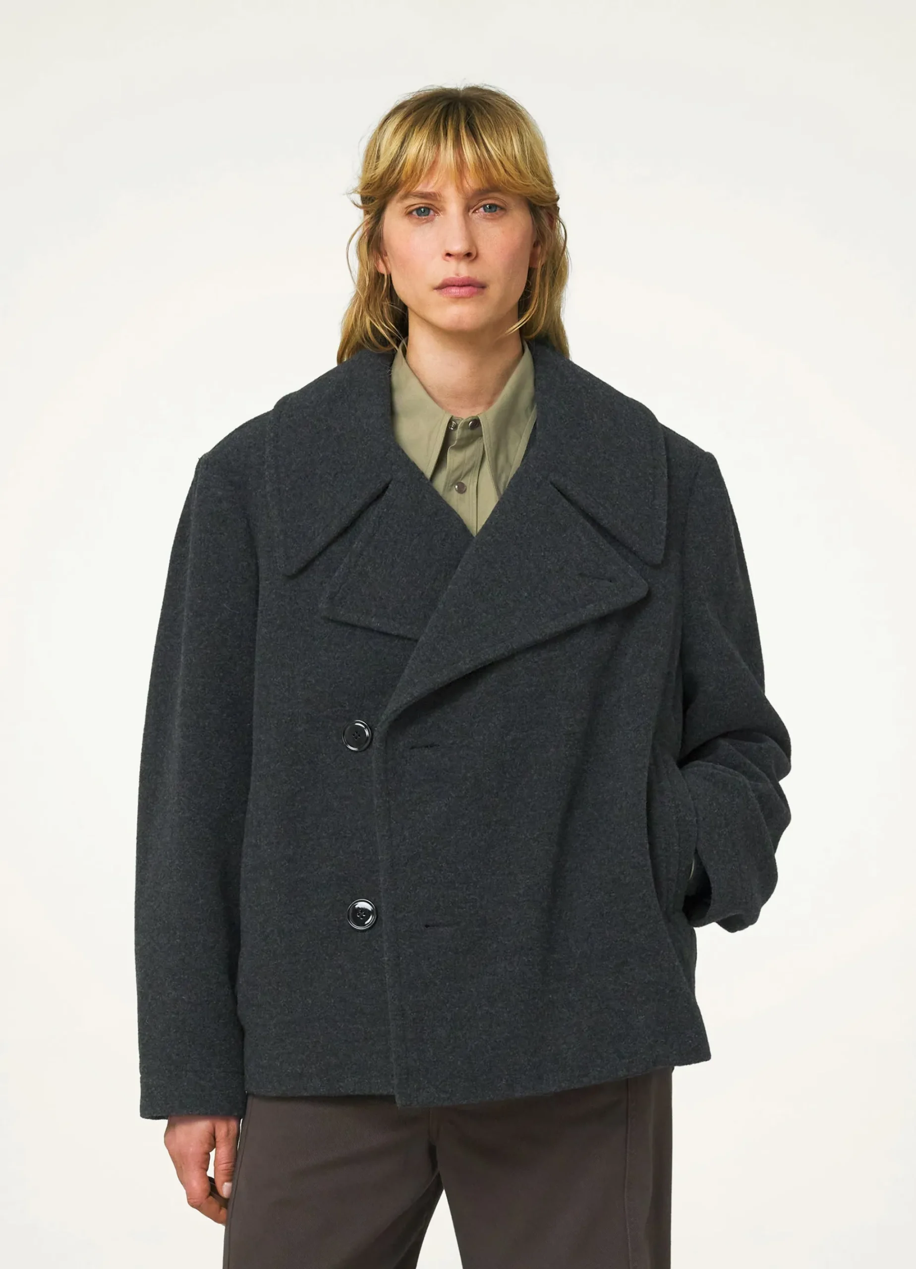 Flash Sale CABAN COURT Femme Manteaux