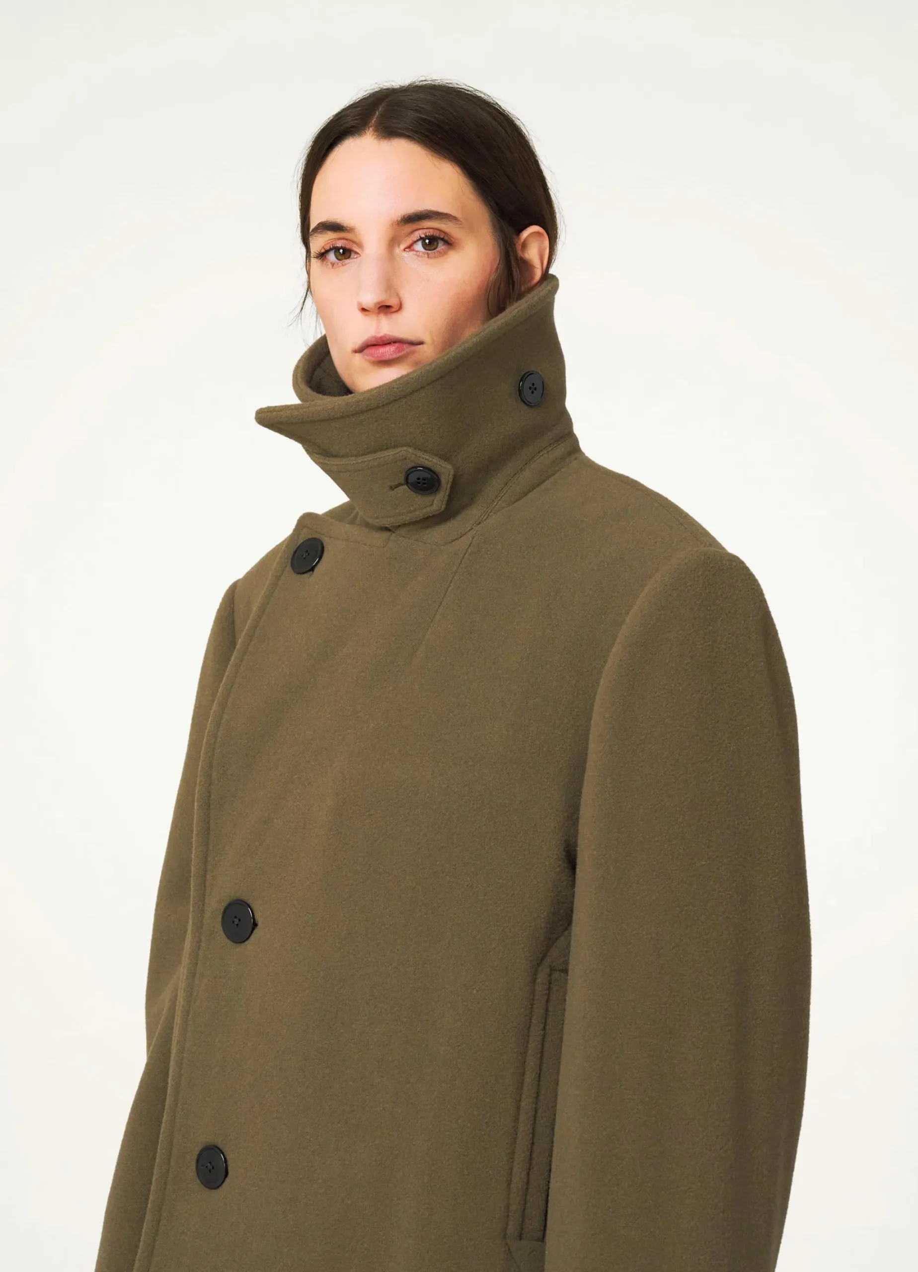 Discount CABAN COURT Femme Manteaux