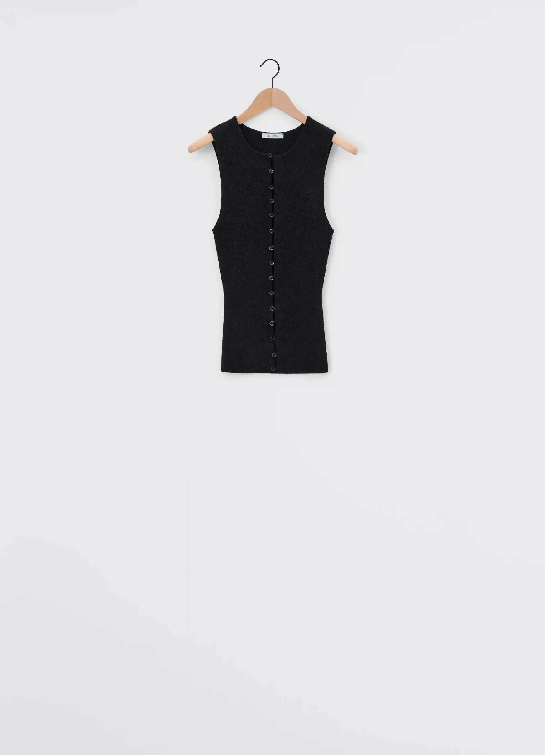 Cheap CARDIGAN AJUSTÉ SANS MANCHES Femme Maille|Hauts