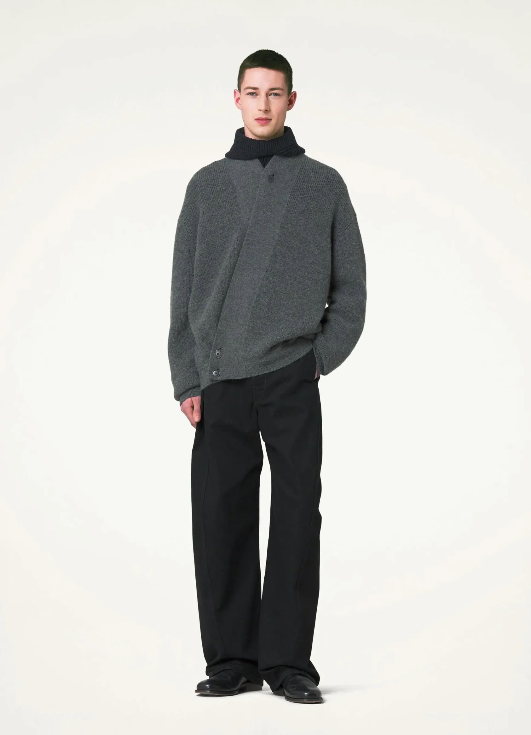 Outlet CARDIGAN ENVELOPPANT Homme Maille|Hauts