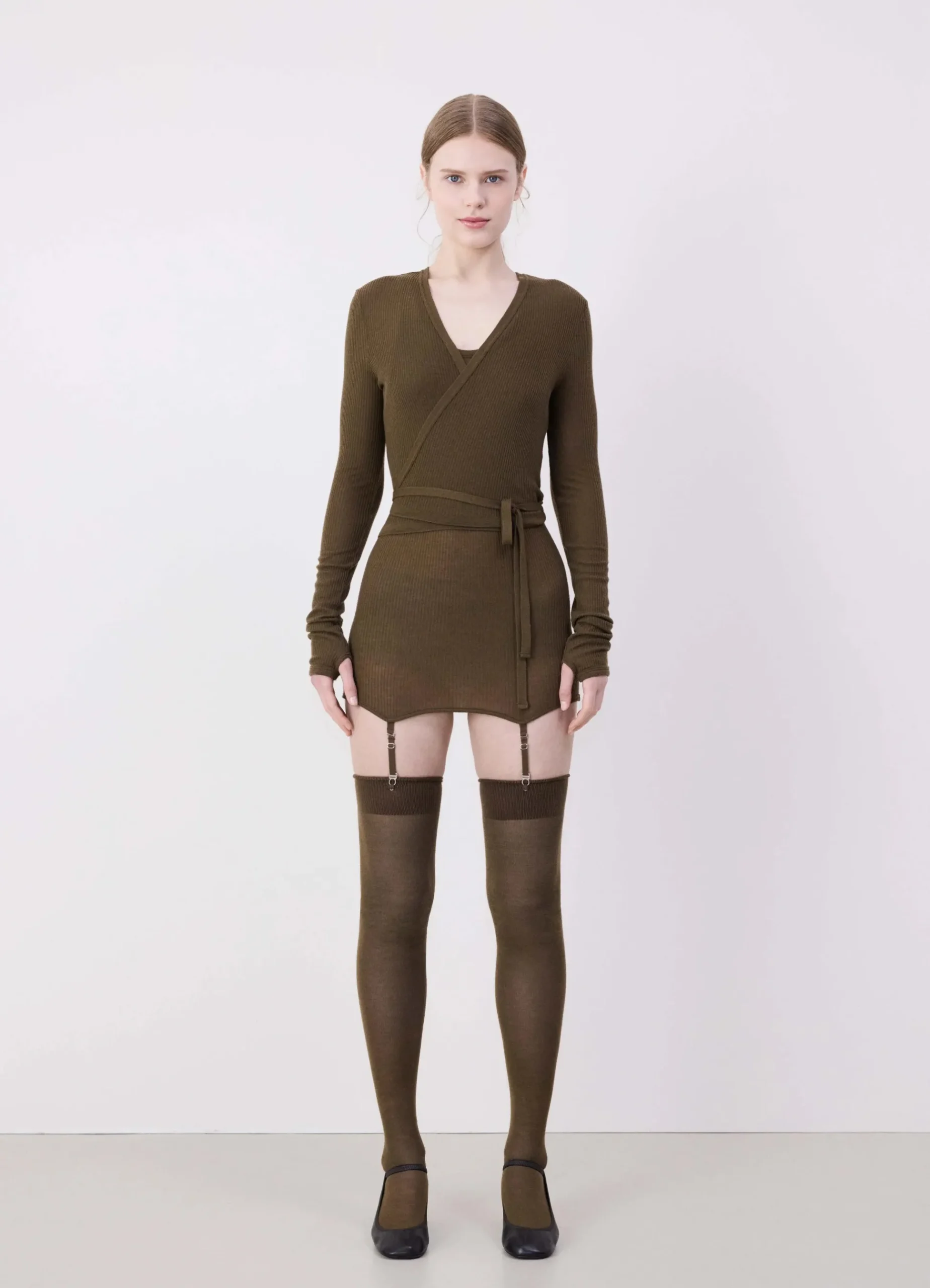 Shop CARDIGAN ENVELOPPANT Femme Maille