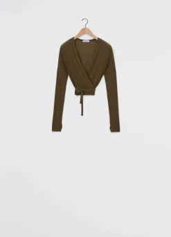 Shop CARDIGAN ENVELOPPANT Femme Maille