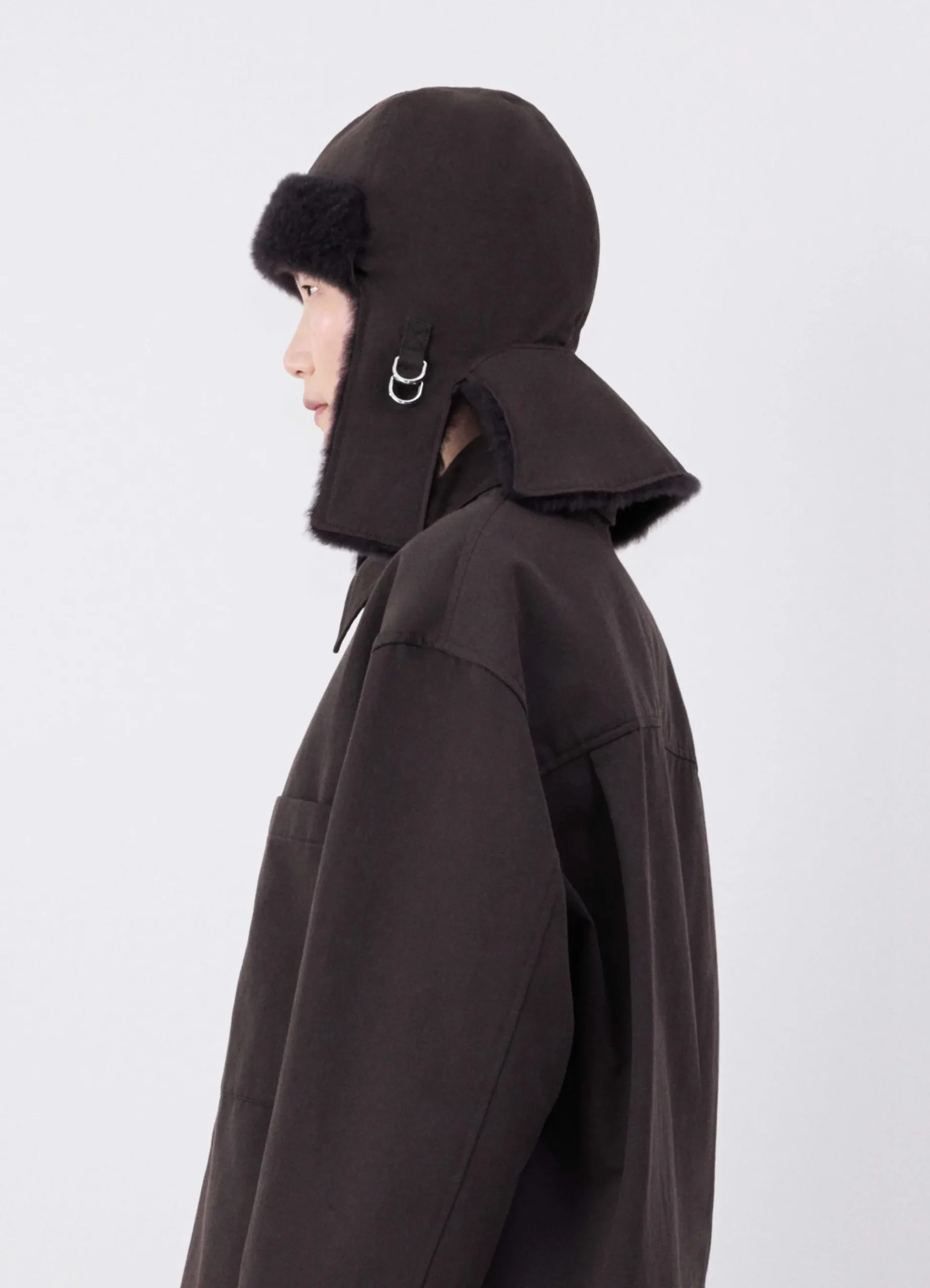 Fashion CHAPKA EN SHEARLING RÉVERSIBLE Femme Accessoires Textiles|Accessoires Textiles