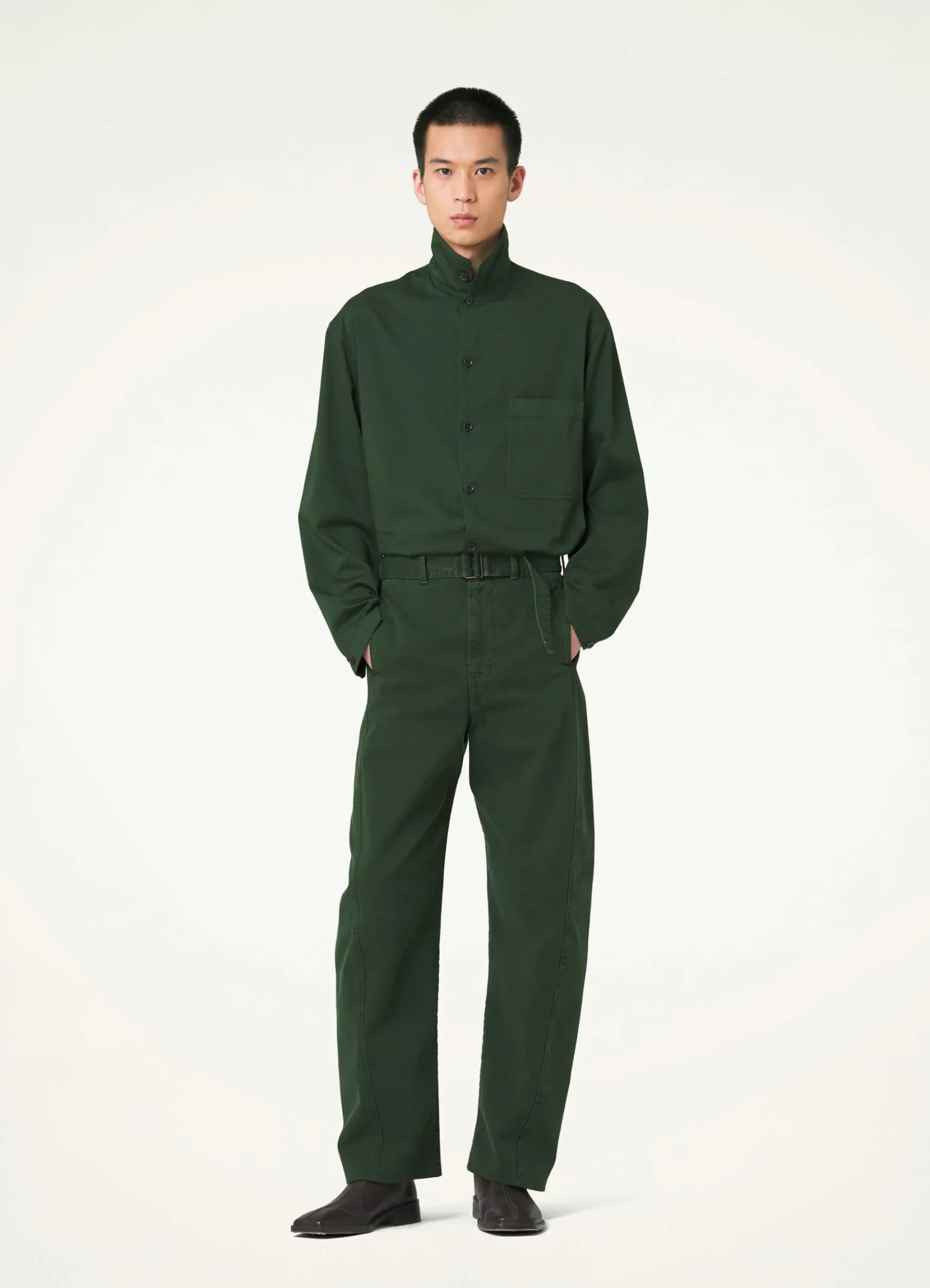 Fashion CHEMISE À COL MONTANT Homme Chemises