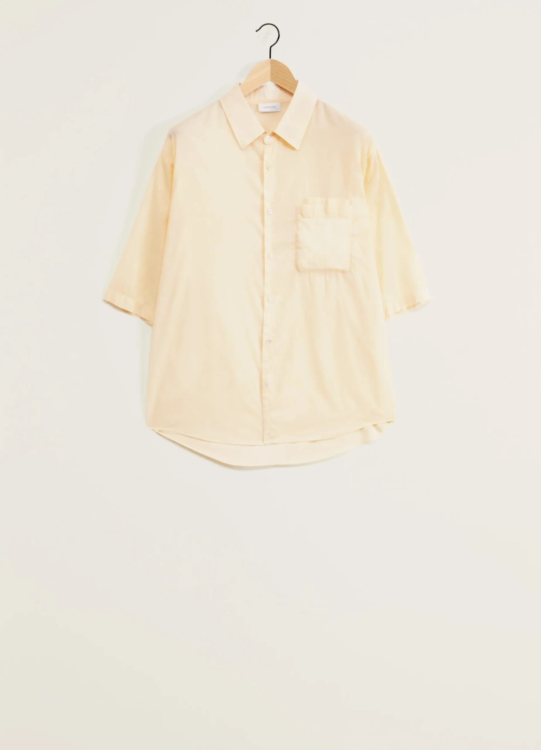 Sale CHEMISE À MANCHES COURTES ET À POCHE DOUBLE Homme Chemises