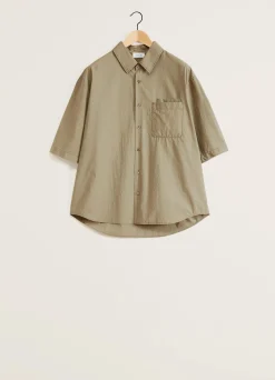 Store CHEMISE À MANCHES COURTES ET À POCHE DOUBLE Homme Chemises