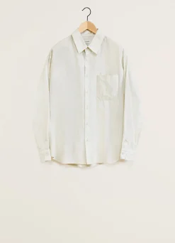 Shop CHEMISE À MANCHES LONGUES ET À POCHE DOUBLE Homme Chemises