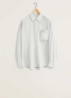 Clearance CHEMISE À POCHE DOUBLÉE ET À MANCHES LONGUES Femme Chemises|Chemises