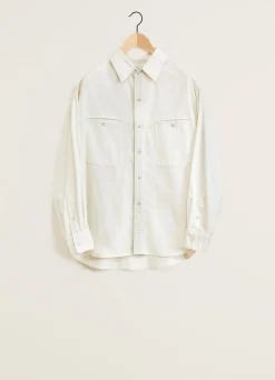 Cheap CHEMISE À POCHE PASSEPOILÉE Femme Chemises|Chemises