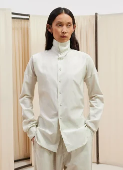 Best CHEMISE AJUSTÉE À COL ROND Femme Chemises
