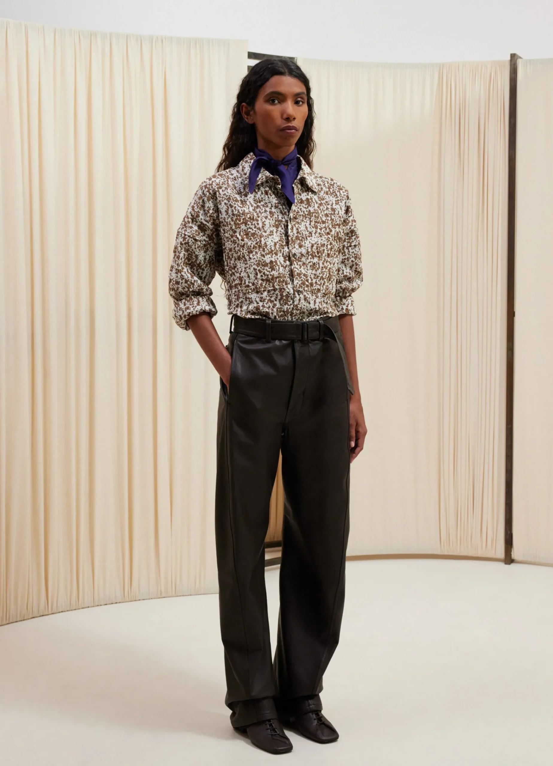 Store CHEMISE CINTRÉE À IMPRIMÉ Femme Chemises