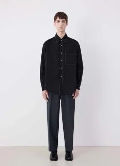 Flash Sale CHEMISE EASY À SURPIQÛRE CONTRASTÉE Homme Chemises