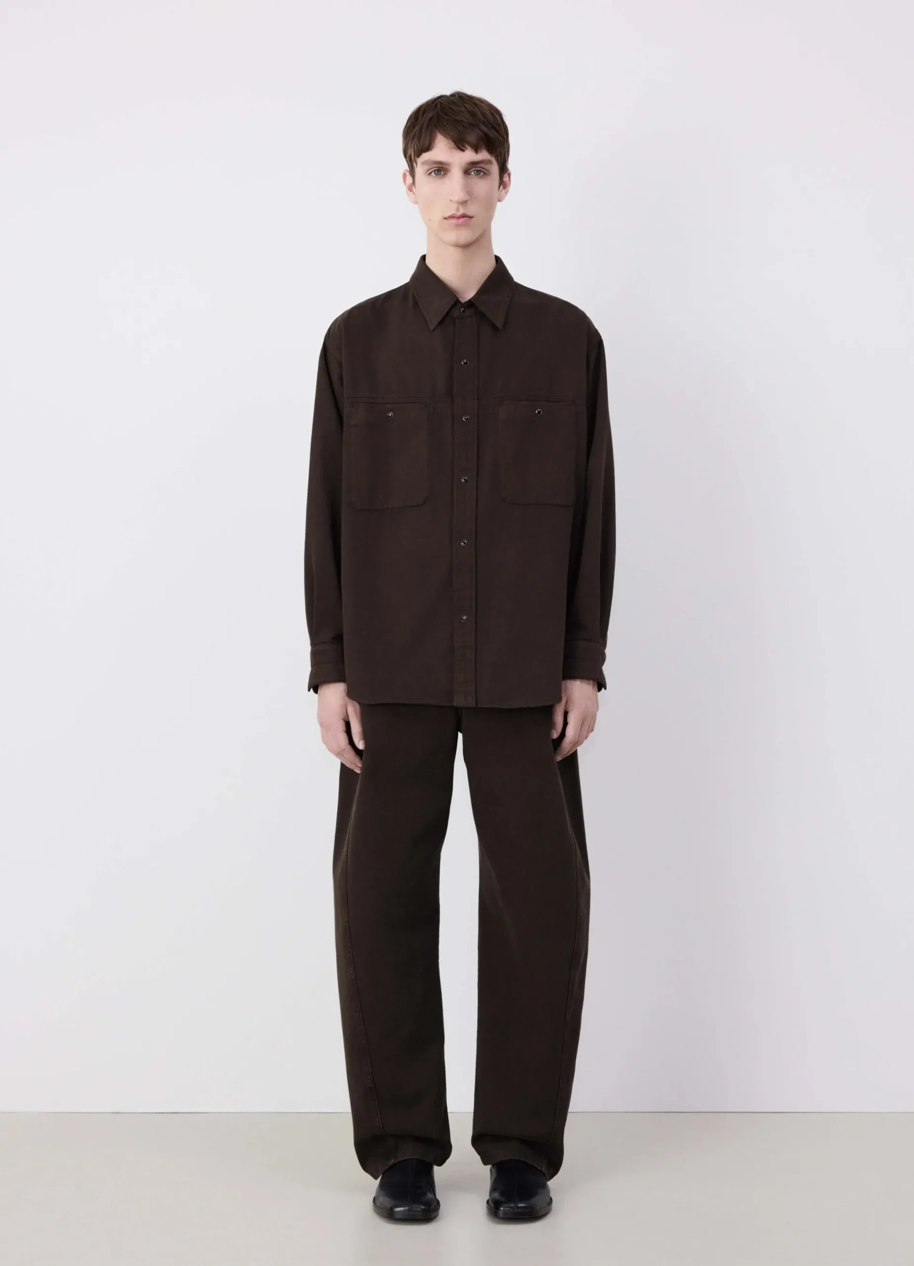 New CHEMISE EN DENIM À BOUTONS PRESSION Homme Denim|Chemises