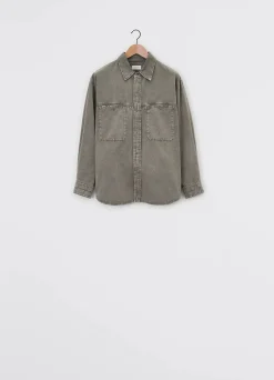 Hot CHEMISE EN DENIM À BOUTONS PRESSION Homme Denim|Chemises