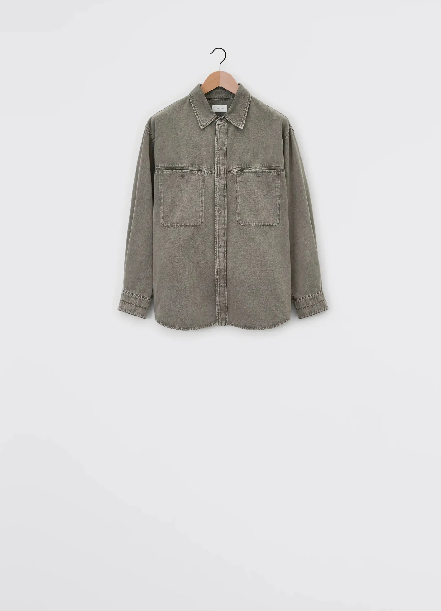 Hot CHEMISE EN DENIM À BOUTONS PRESSION Homme Denim|Chemises