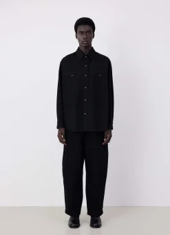 New CHEMISE EN DENIM À BOUTONS PRESSION Homme Denim|Chemises