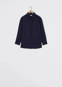 Cheap CHEMISE LONGUE À CRAVATE Femme Chemises