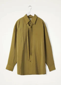 Store CHEMISE LONGUE À CRAVATE Femme Chemises