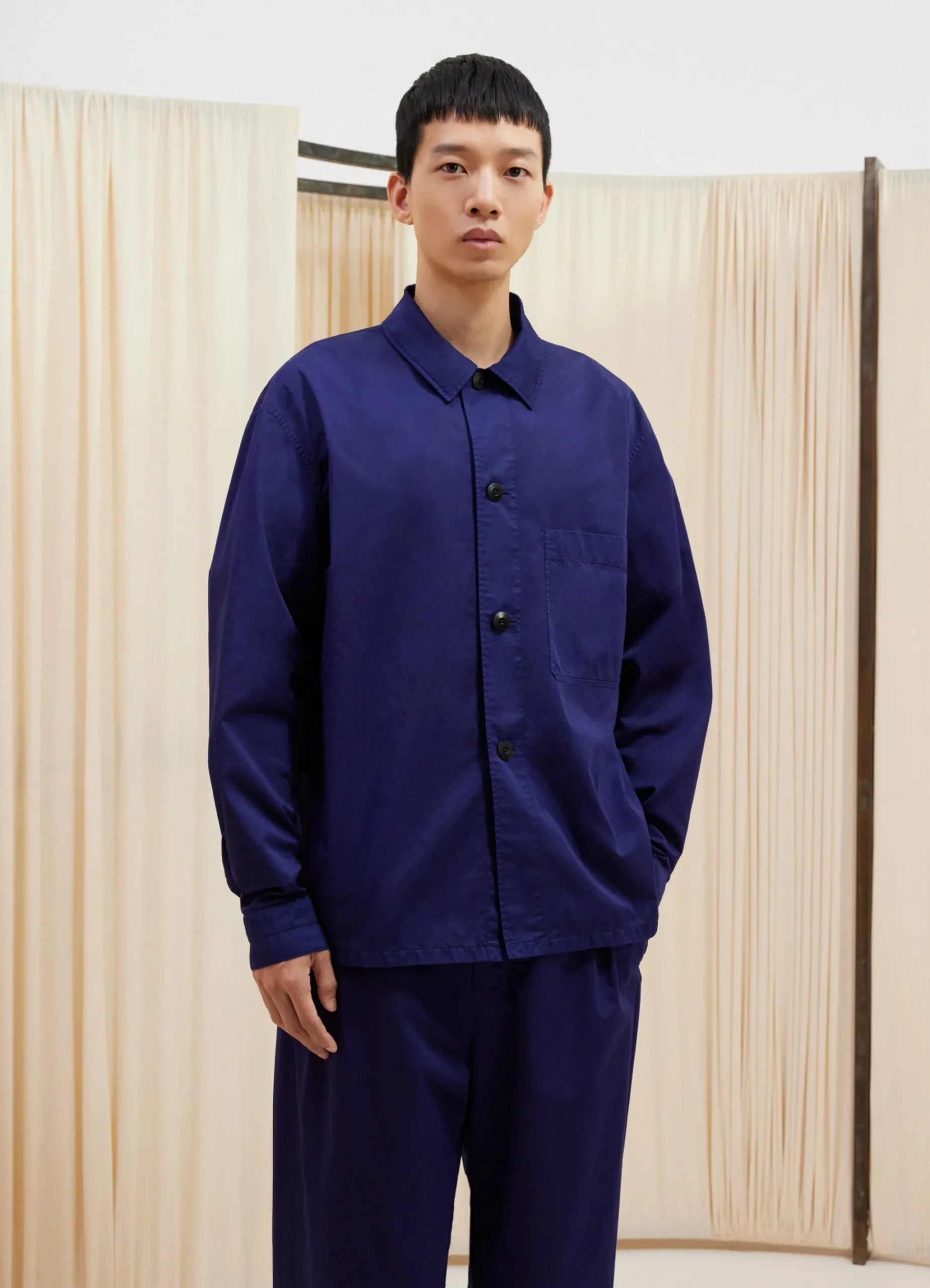 Hot CHEMISE PYJAMA À MANCHES Homme Chemises