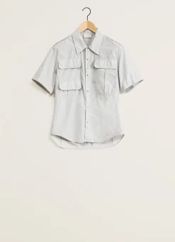 Fashion CHEMISE REPORTER À BOUTONS-PRESSION Femme Chemises