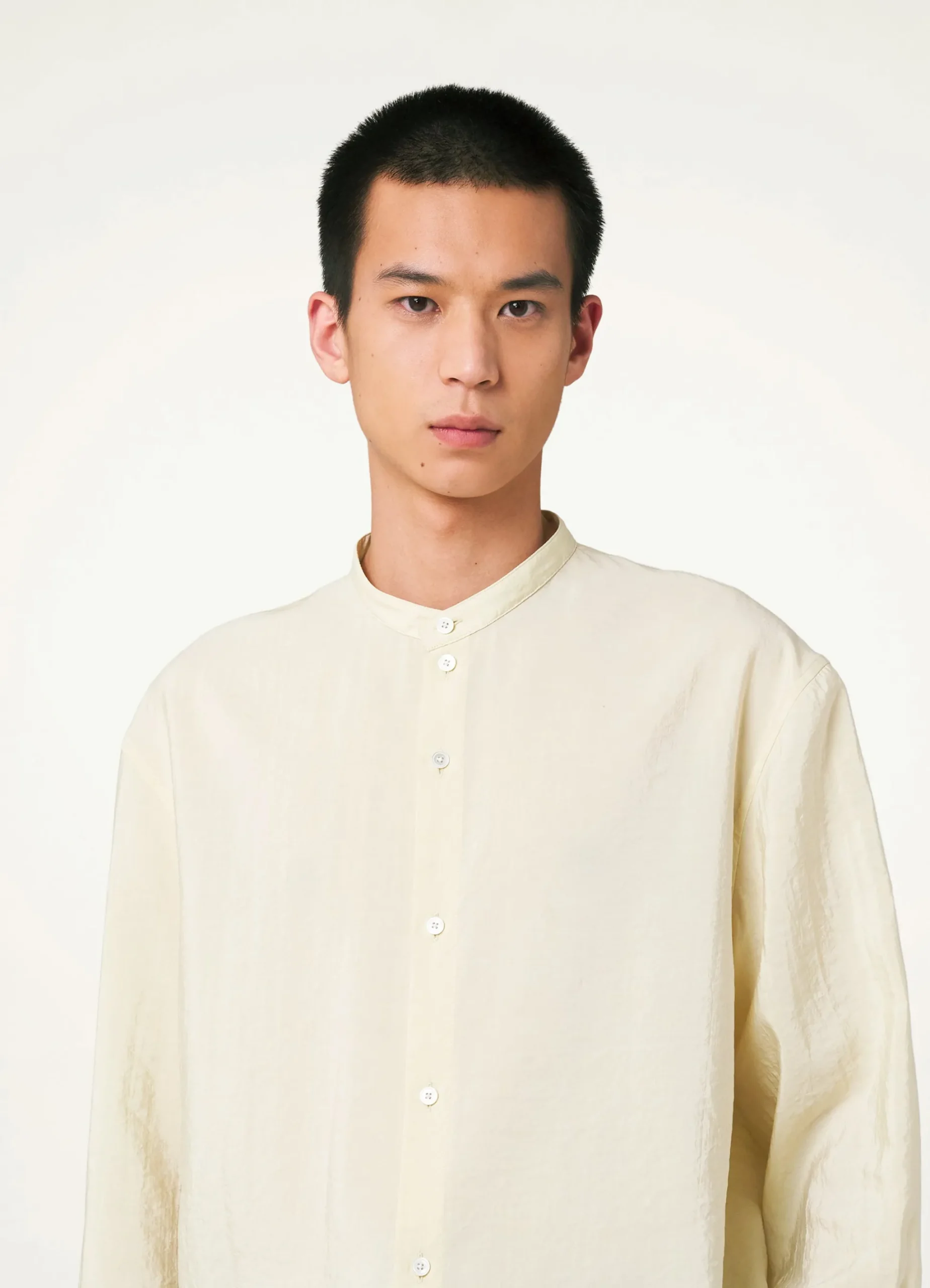 Online CHEMISE TWISTED À COL MONTANT Homme Chemises