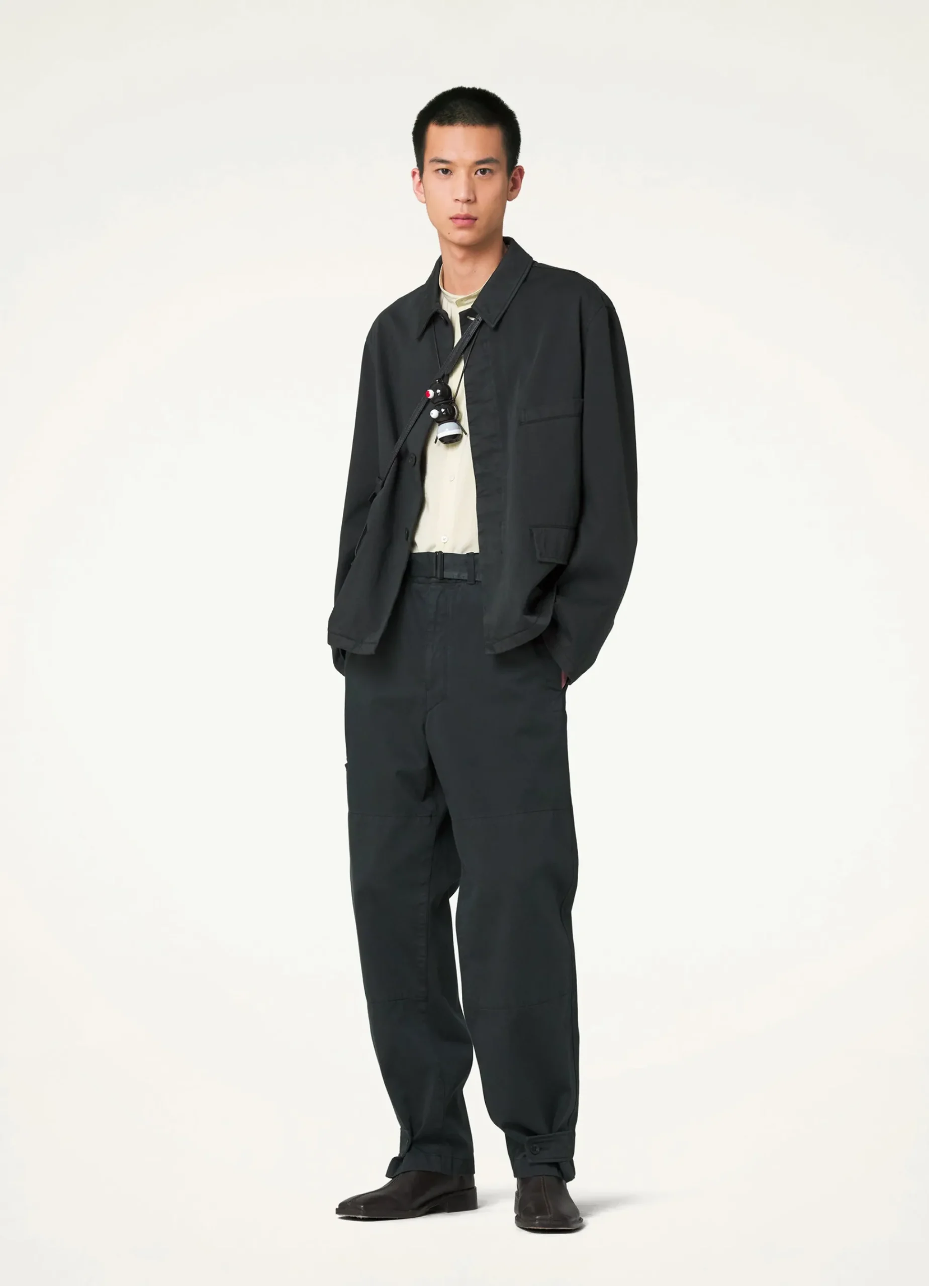 Online CHEMISE TWISTED À COL MONTANT Homme Chemises