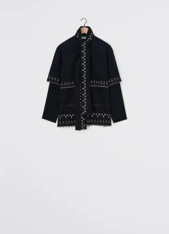 Fashion CHEMISIER ASYMÉTRIQUE BRODÉ Femme Hauts