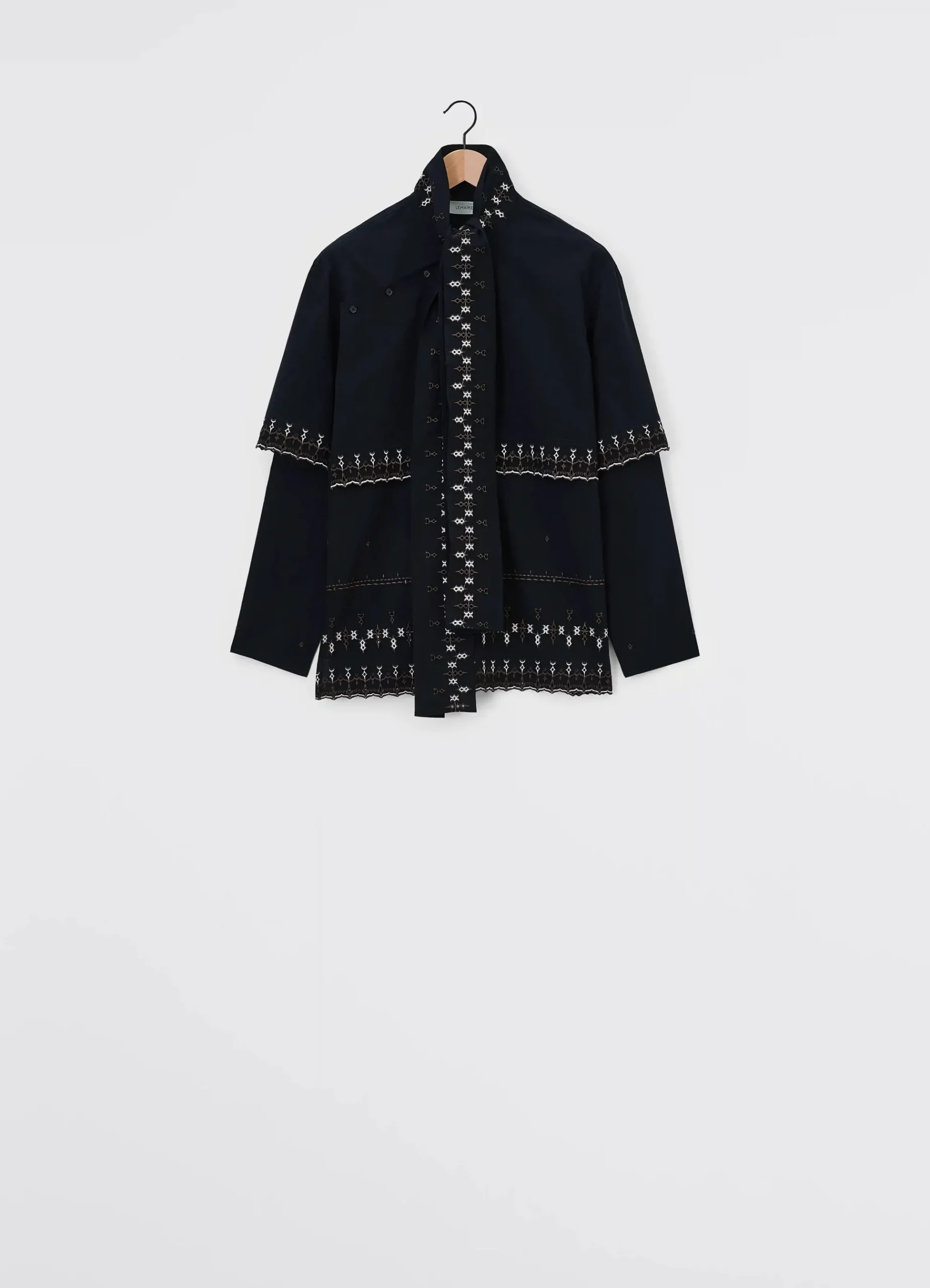 Fashion CHEMISIER ASYMÉTRIQUE BRODÉ Femme Hauts