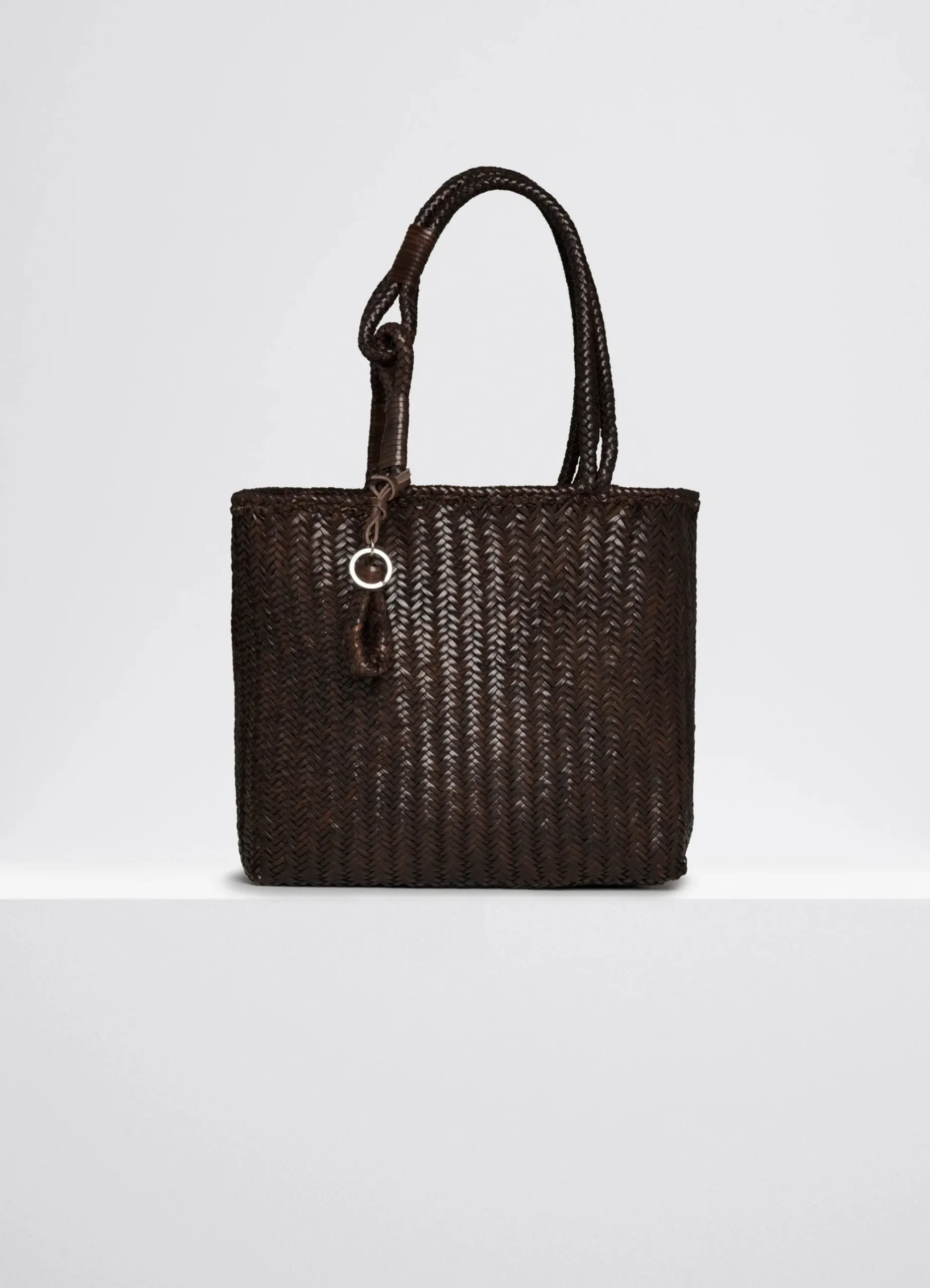 New CHEVRON LEATHER TOTE M Femme Autres Sacs|Autres Sacs