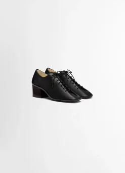 Sale DERBIES SOURIS CLASSIQUES À TALON CUBAIN Femme Chaussures