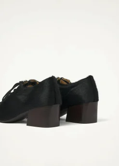 Clearance DERBIES SOURIS CLASSIQUES À TALON CUBAIN Femme Chaussures