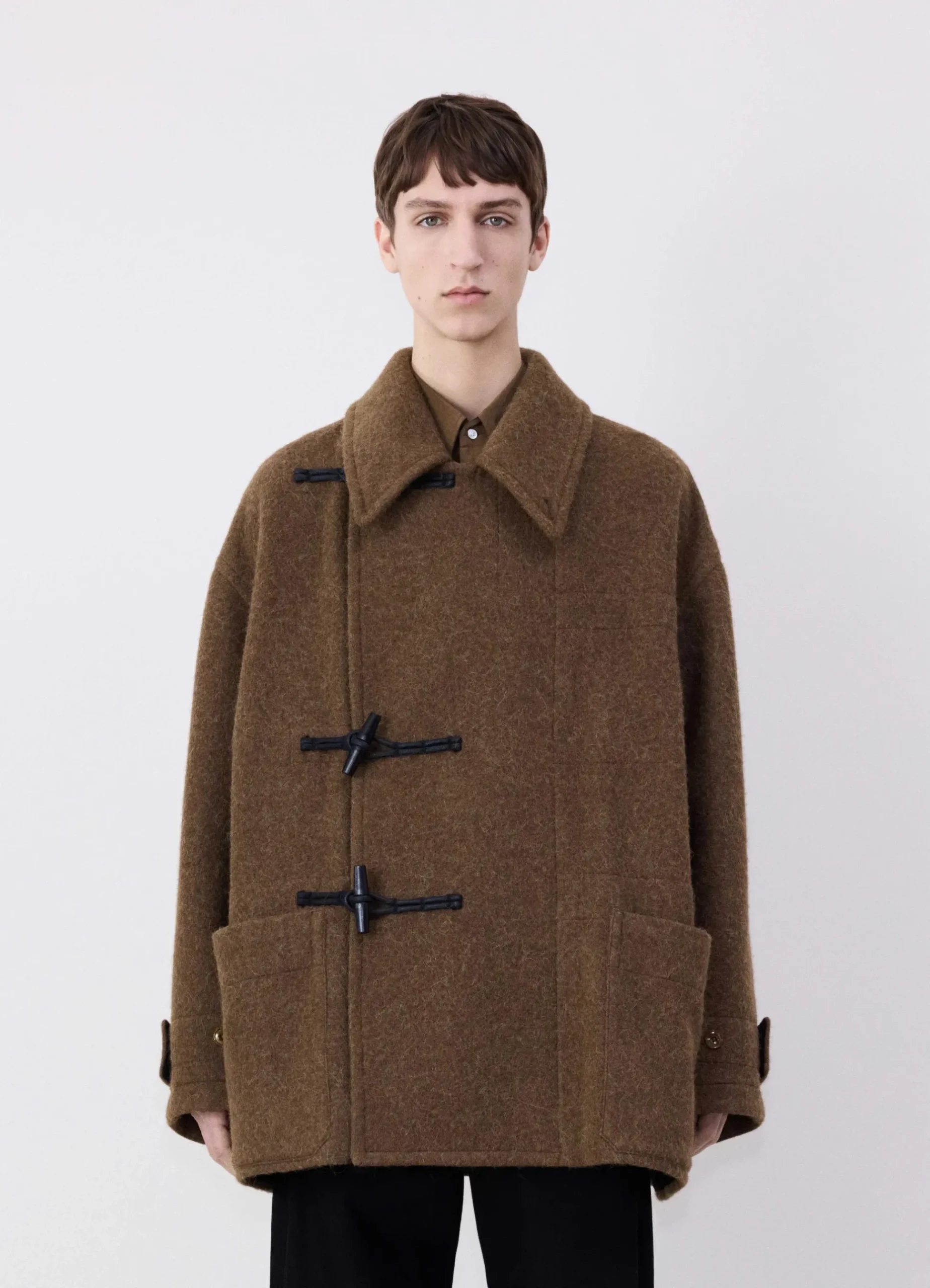 New DUFFLE COAT COURT Homme Manteaux