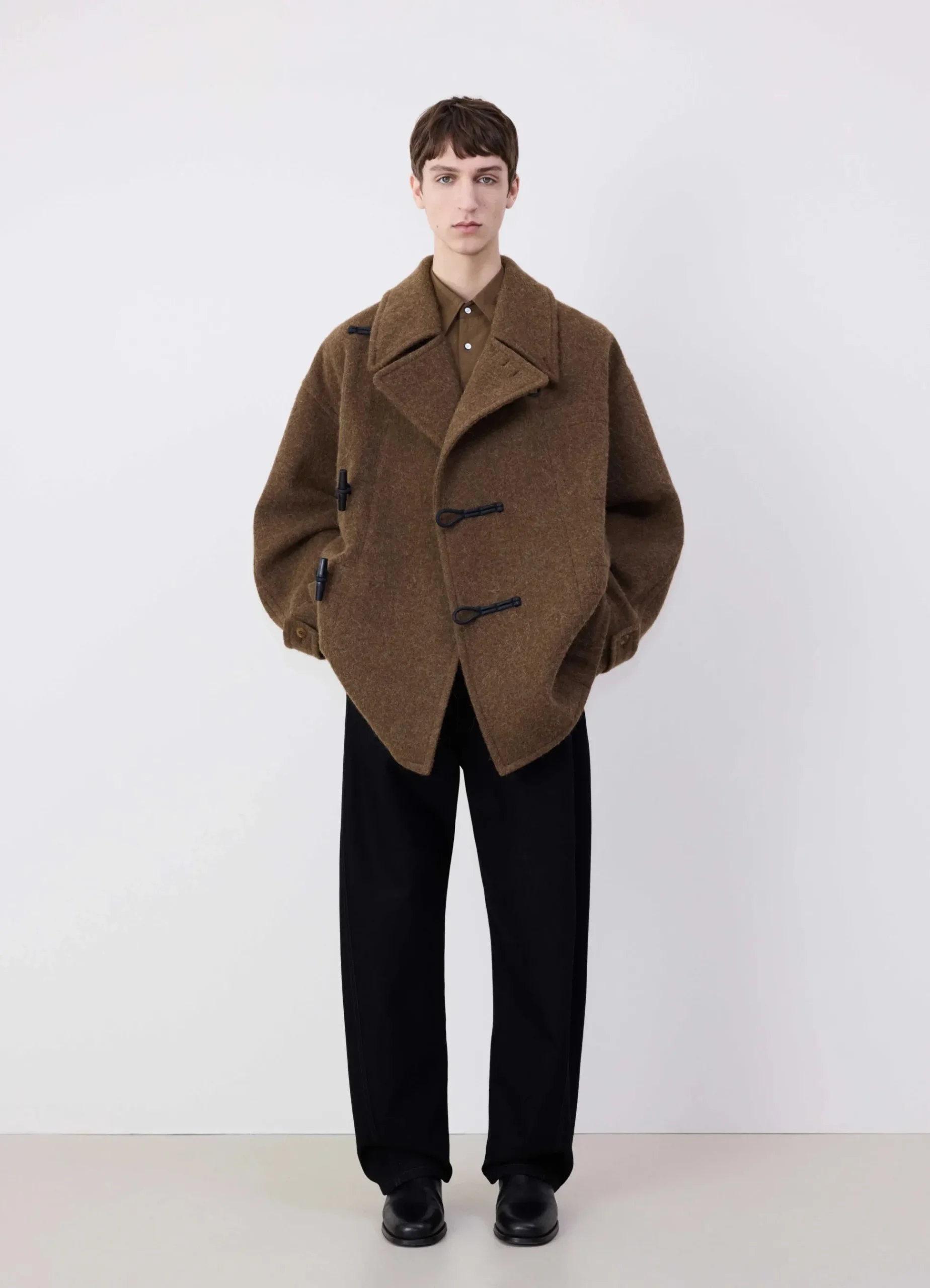 New DUFFLE COAT COURT Homme Manteaux