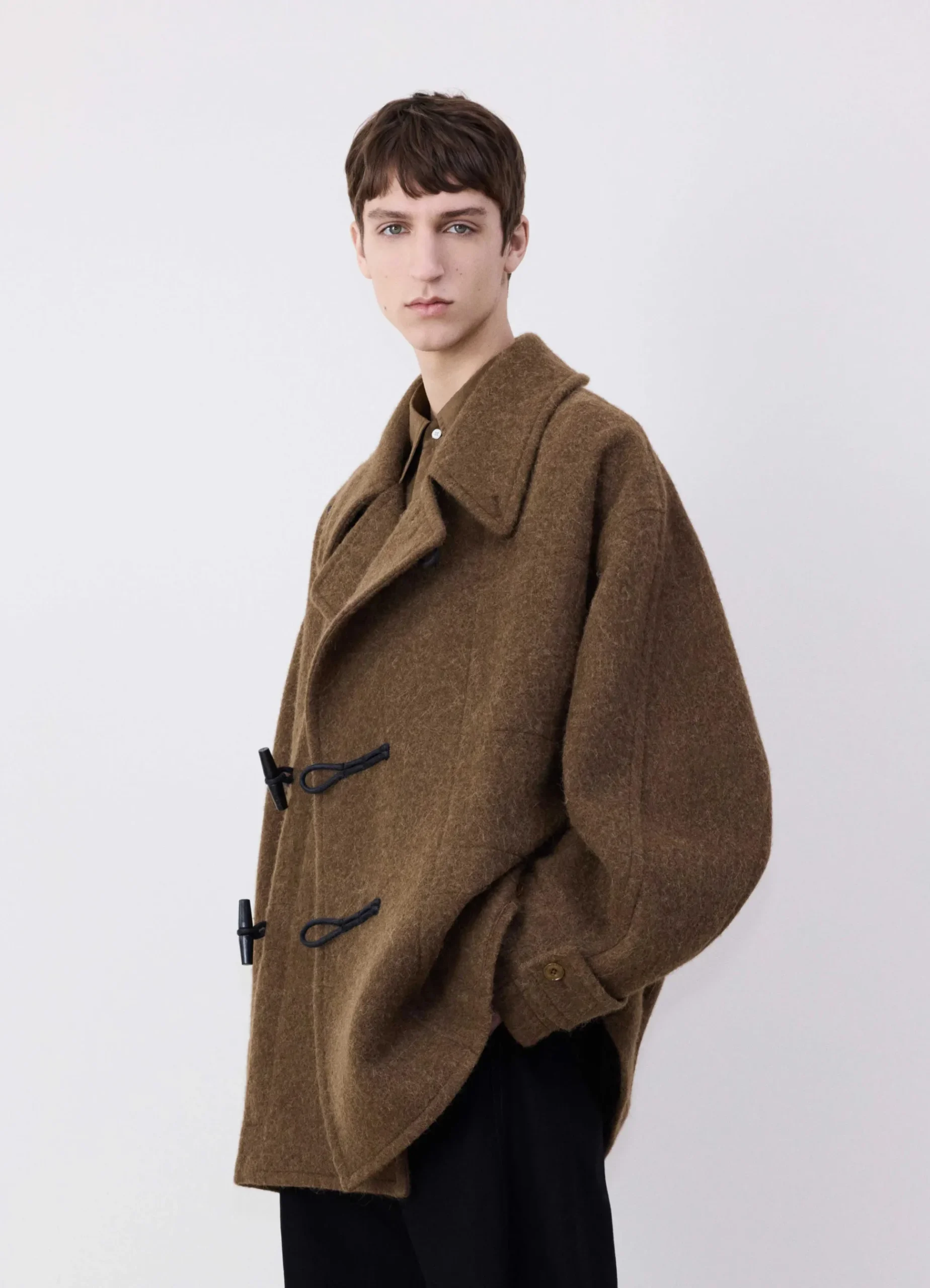 New DUFFLE COAT COURT Homme Manteaux