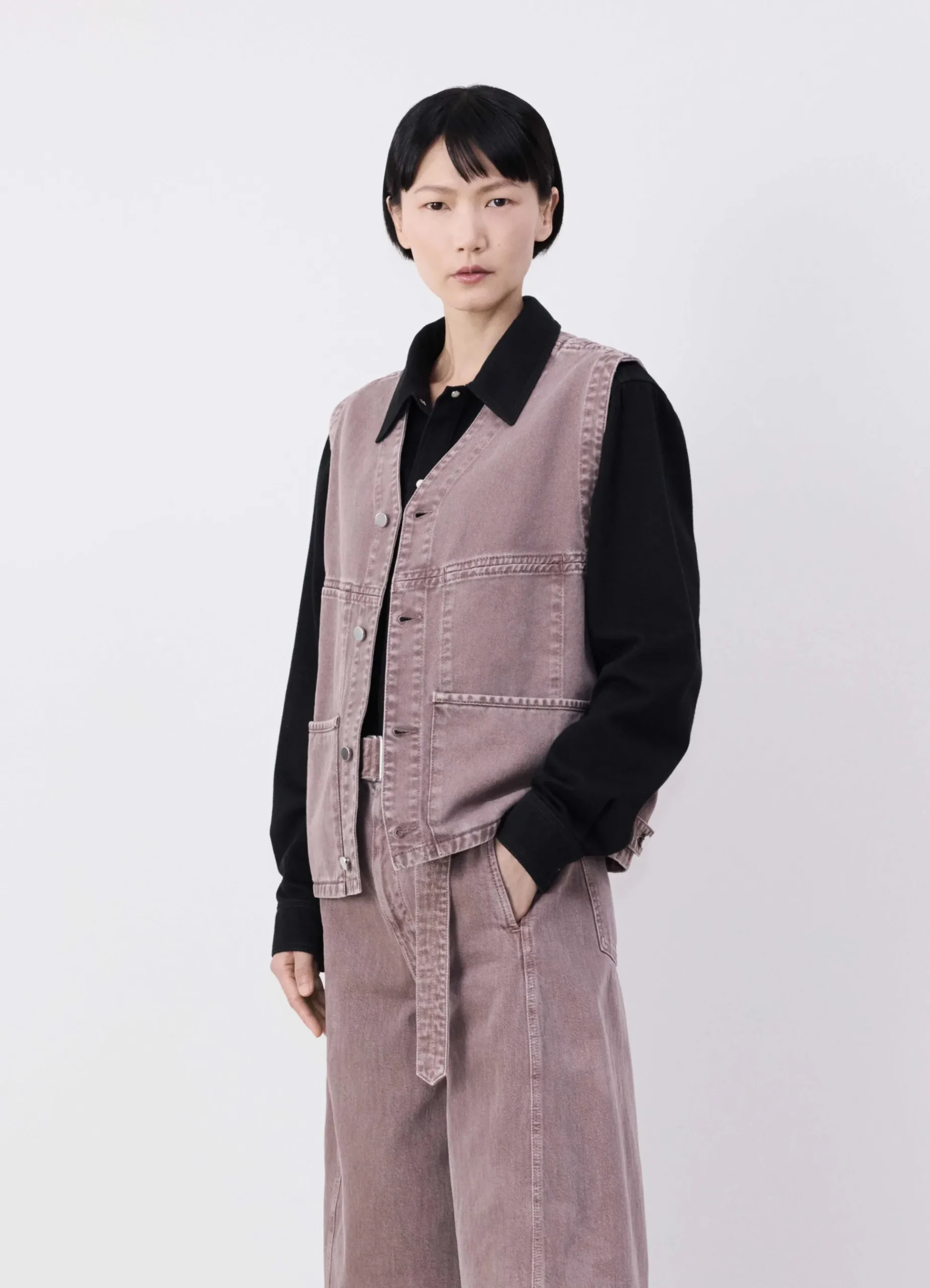 Clearance GILET SANS MANCHES Femme Denim|Vestes & Outerwear