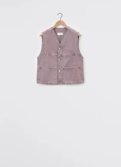 Clearance GILET SANS MANCHES Femme Denim|Vestes & Outerwear