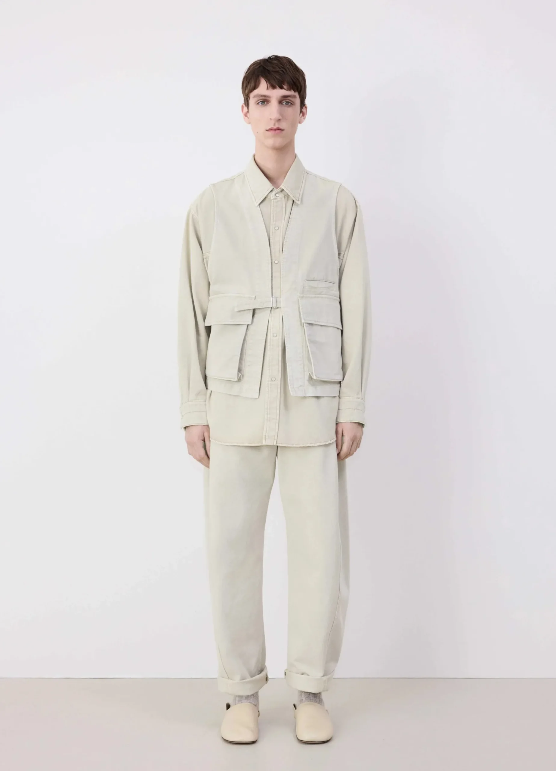Cheap GILET UTILITY Homme Denim|Vestes & Outerwear
